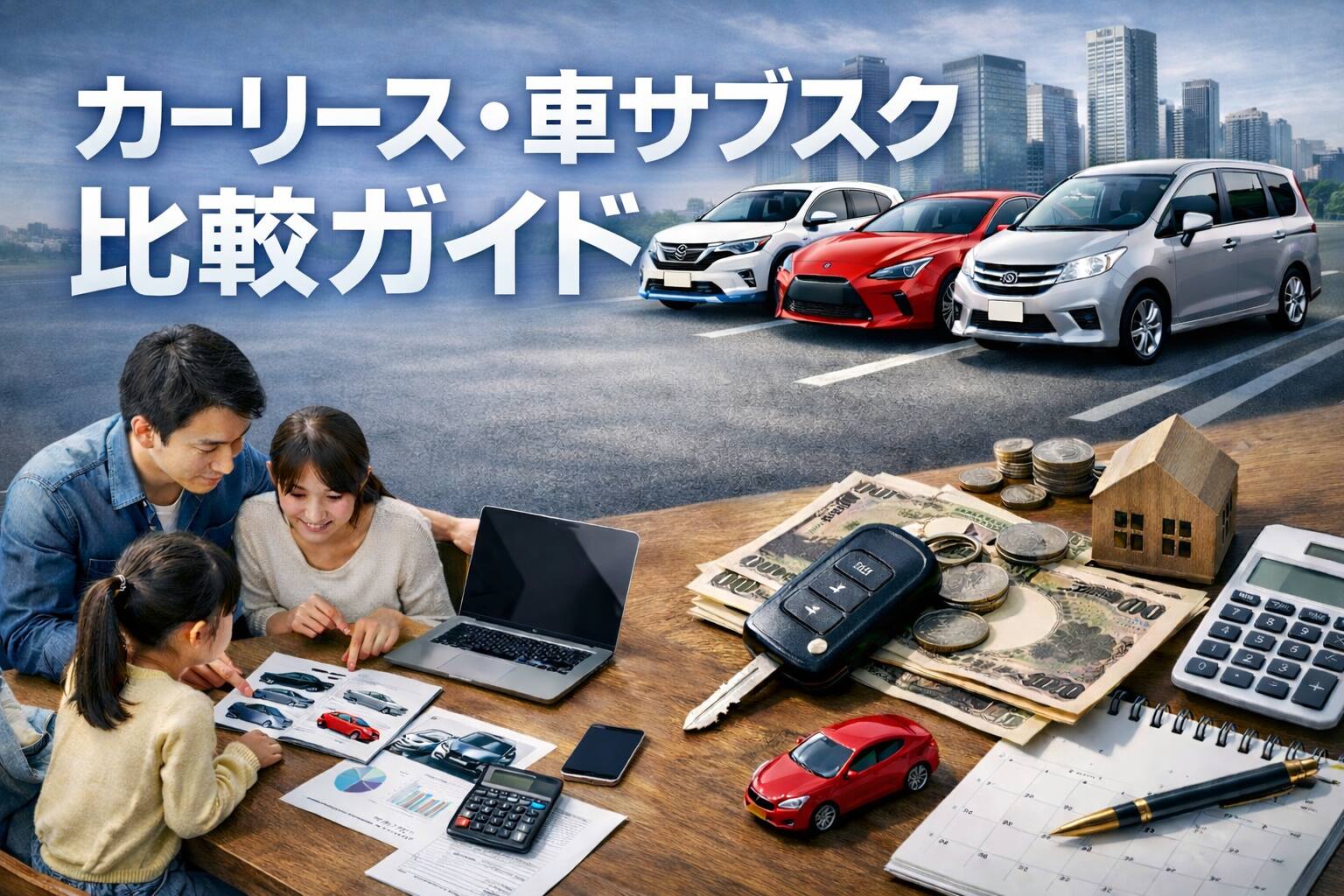 カーリース・車サブスク比較ガイド|家計と暮らしで迷わない選び方